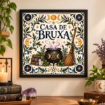 Quadro Decorativo Casa De Bruxa - 33x33