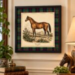 Quadro Decorativo Cavalo Clássico - 33x33 Cm