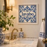 Quadro Decorativo Lavabo - 33x33