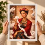 Quadro Decorativo Para Banheiro Frida
